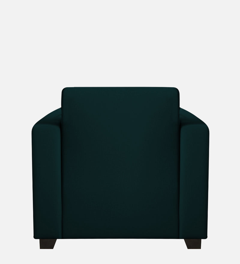 Bliss Velvet 1 Seater Sofa In Emerald Green Color
