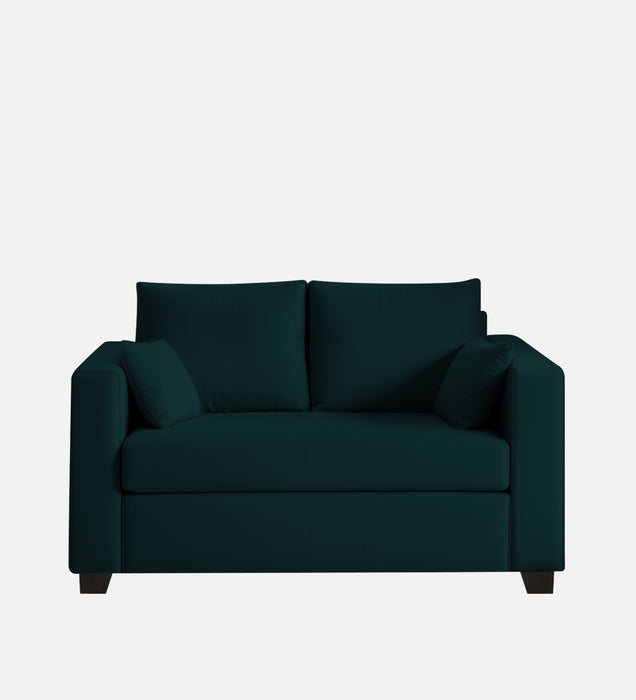 Bliss Velvet 2 Seater Sofa In Emerald Green Color