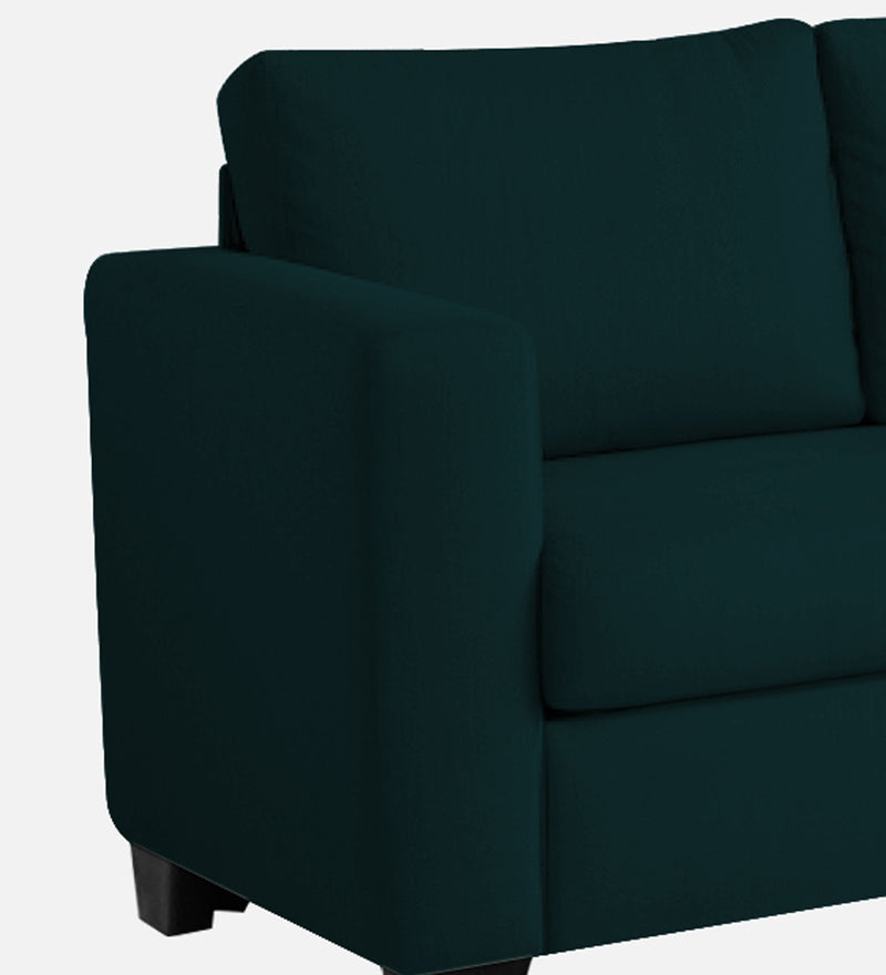 Bliss Velvet 2 Seater Sofa In Emerald Green Color