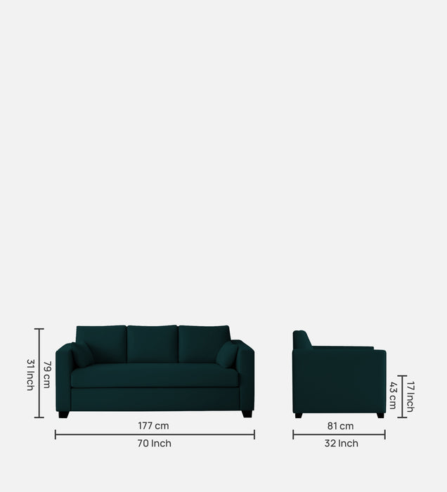 Bliss 3 Seater Fabric Sofa