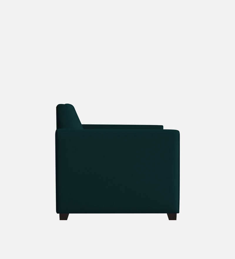 Bliss Velvet 3 Seater Sofa In Emerald Green Color
