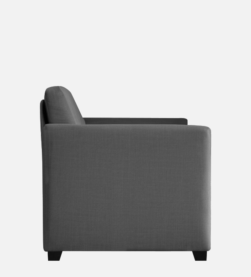 Bliss Fabric 1 Seater Sofa In Grey Colour
