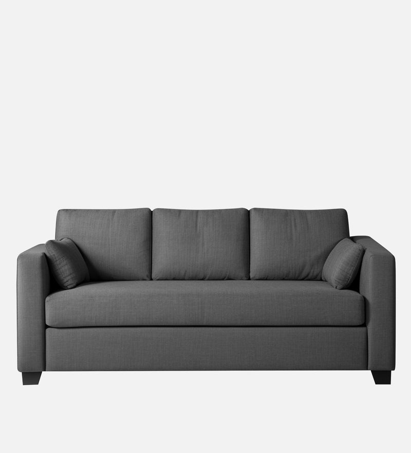 Bliss Fabric 3 Seater Sofa In Grey Colour