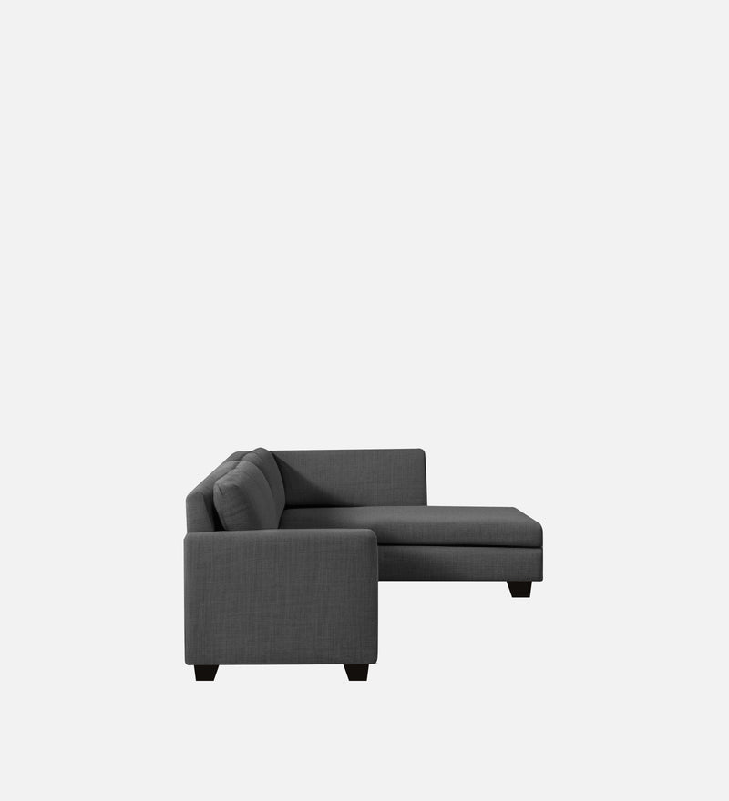 Bliss Fabric RHS 6 Seater Sectional Sofa In Grey Colour