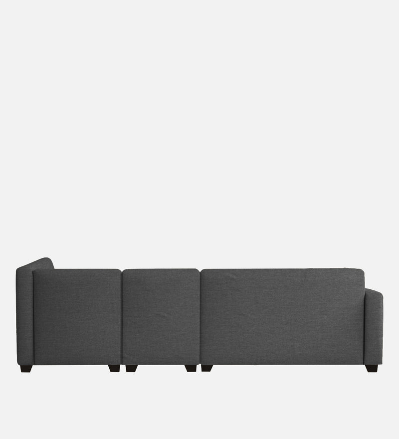 Bliss Fabric RHS 6 Seater Sectional Sofa In Grey Colour