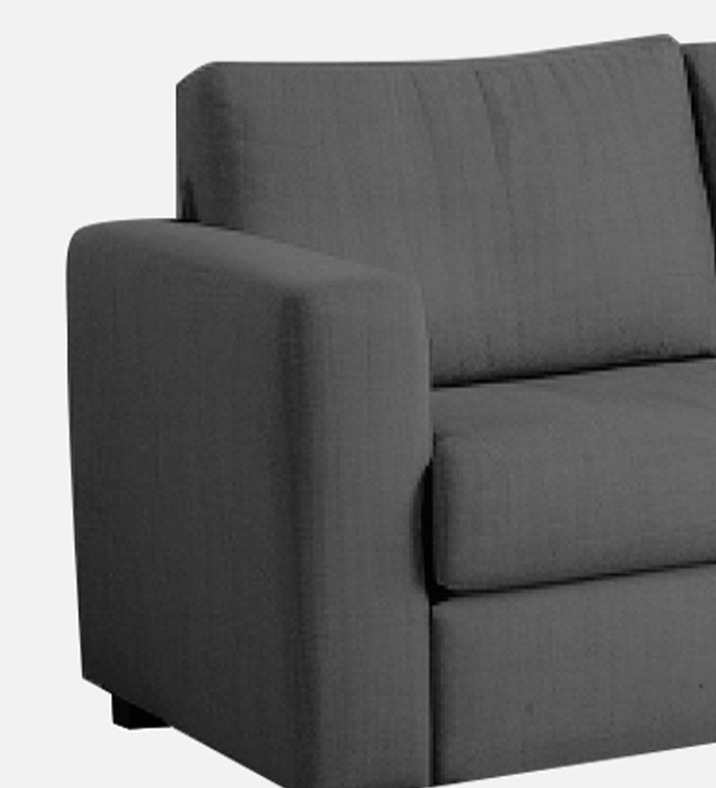 Bliss Fabric RHS 6 Seater Sectional Sofa In Grey Colour