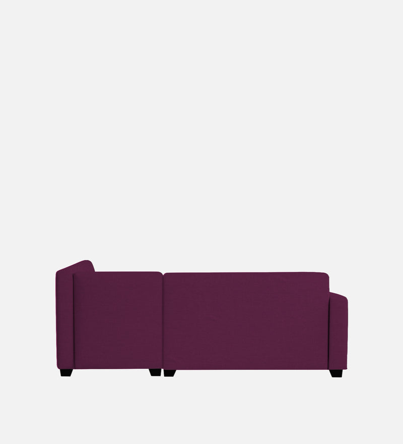 Bliss Fabric RHS 5 Seater Sectional Sofa In Mulberry Colour