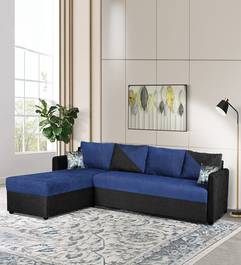 Bliss E2O Soft Cozy Fabric Sectional L Shaped 6 Seater Sofa