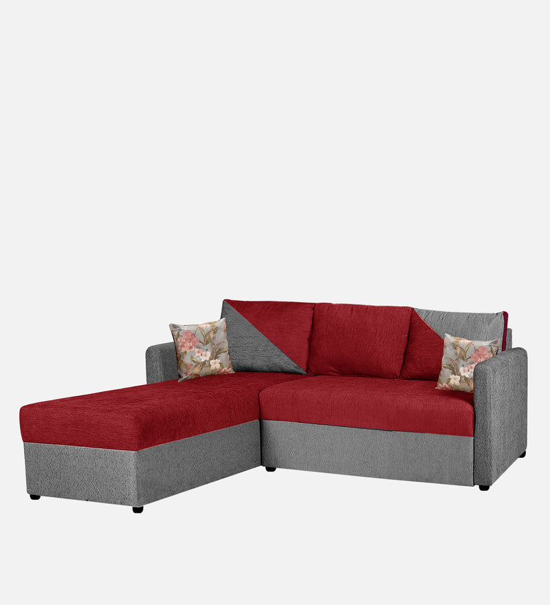 Bliss E2O Soft Cozy Fabric Sectional L Shaped 5 Seater Sofa