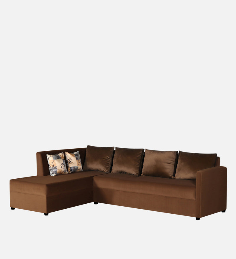 Bliss E2O Soft Cozy Fabric Sectional L Shaped 6 Seater Sofa