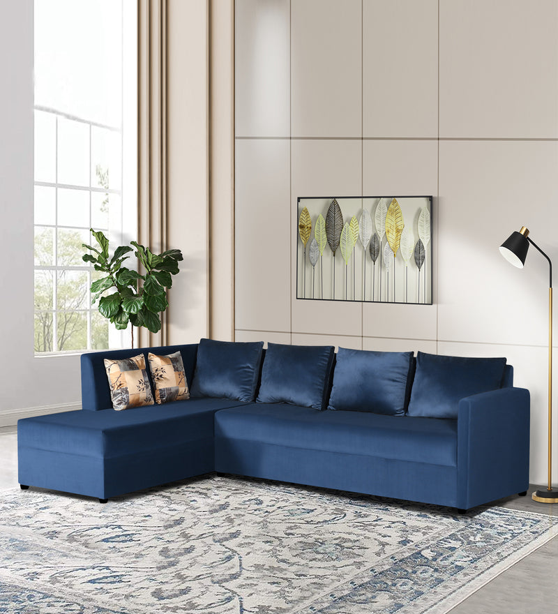 Bliss E2O Soft Cozy Fabric Sectional L Shaped 6 Seater Sofa