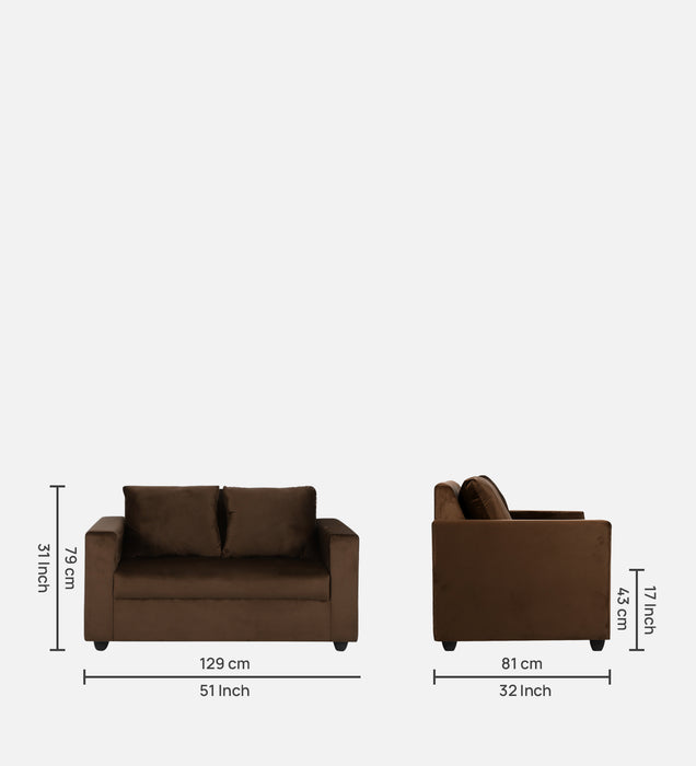 Bliss Comfortable Fabric 2 Seater Sofas