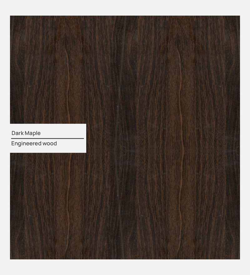 Bolton Bed Without Storage In Dark Maple Colour