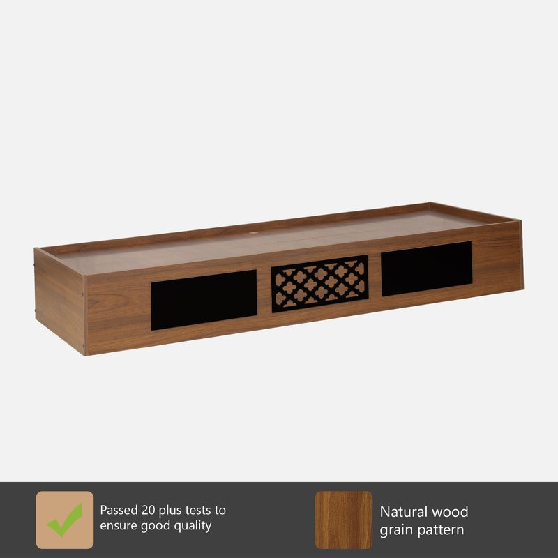 Bolt Single Bed Without Storage in Teak Colour