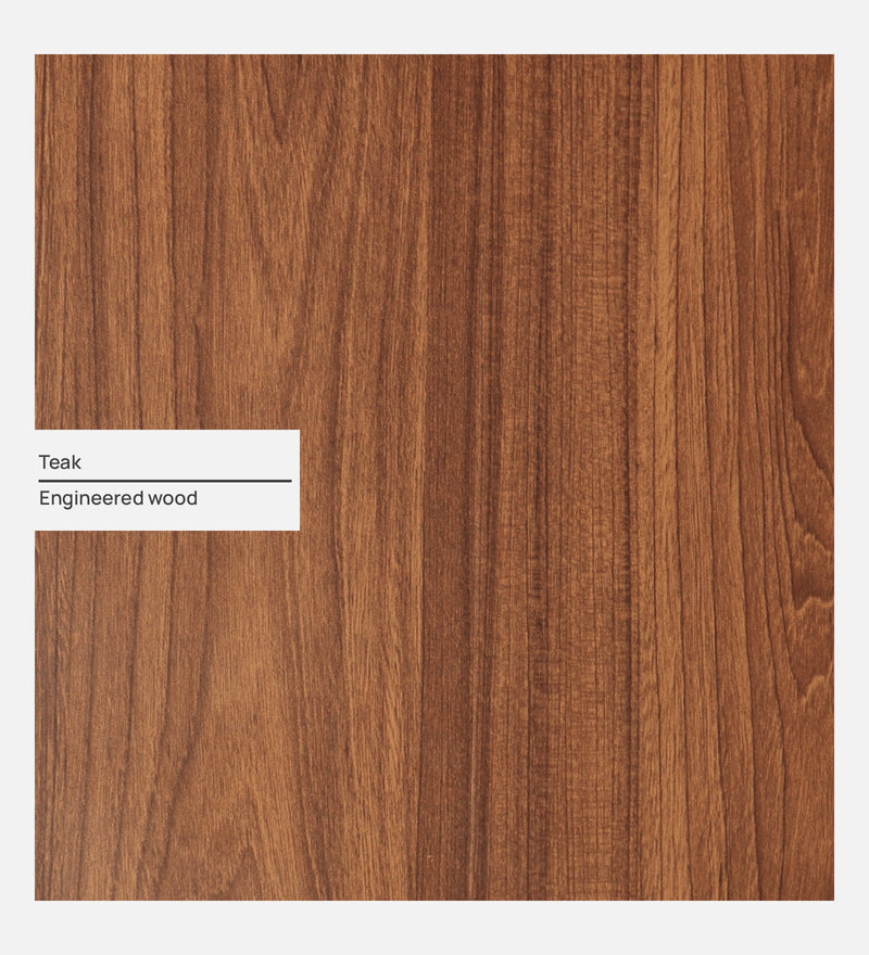 Bolt Single Bed Without Storage in Teak Colour