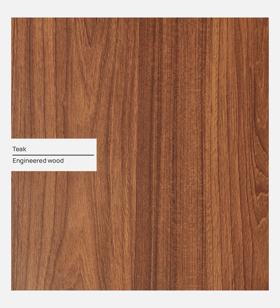 Bolt Single Bed Without Storage in Teak Colour