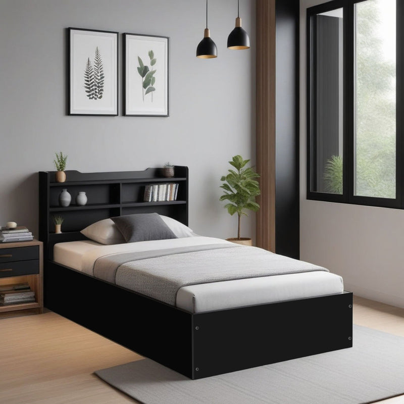 Bolton Single Bed Without Storage In Wenge Colour