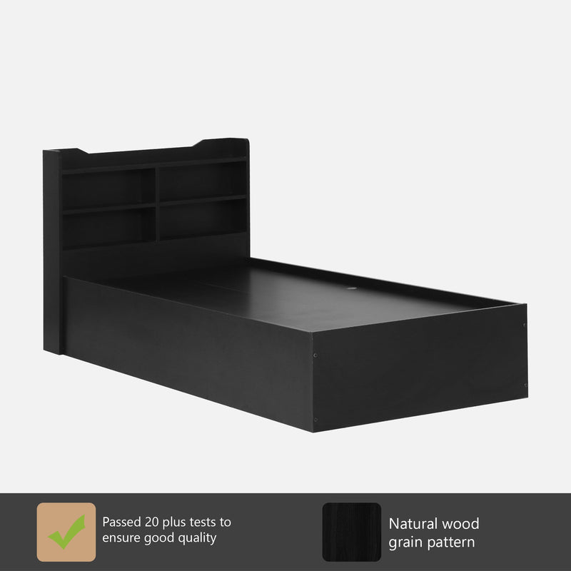 Bolton Single Bed Without Storage In Wenge Colour