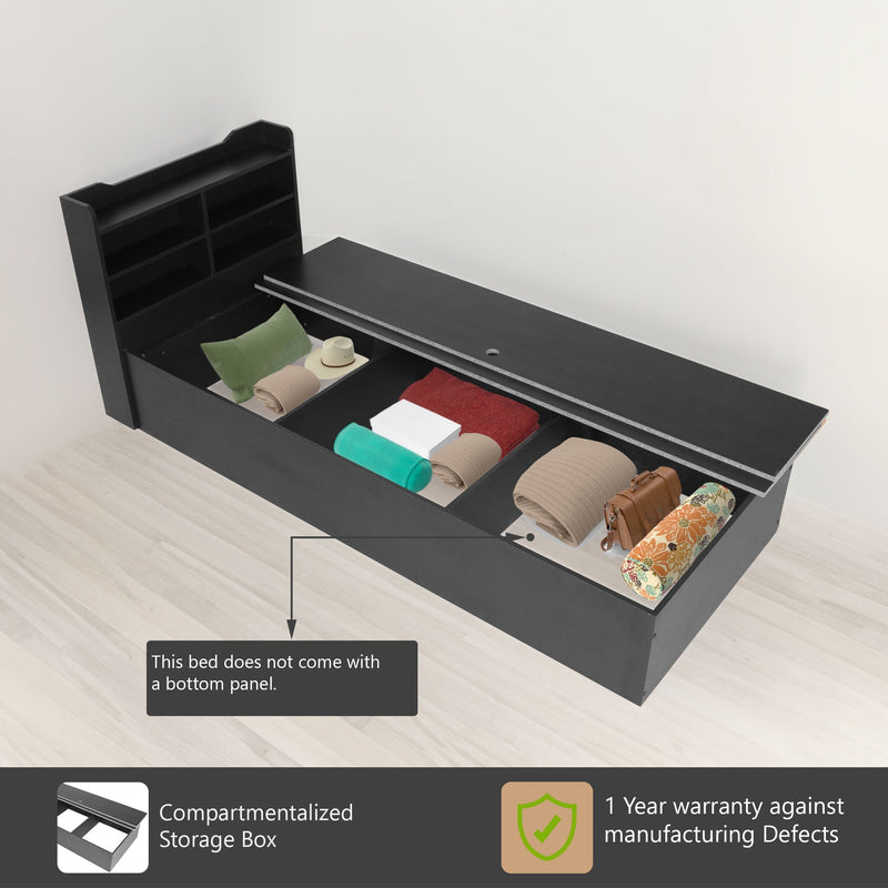 Bolton Single Bed Without Storage In Wenge Colour