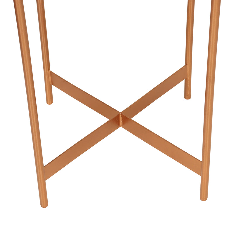 Bristol Nesting Table (Set Of 2) in Gold Finish