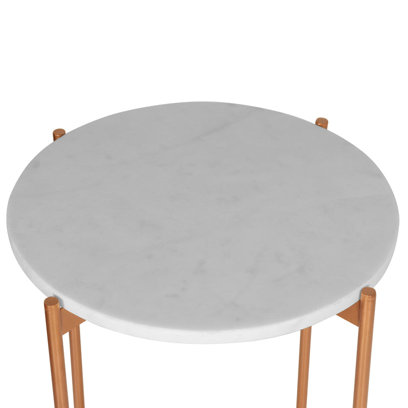Bristol Nesting Table (Set Of 2) in Gold Finish