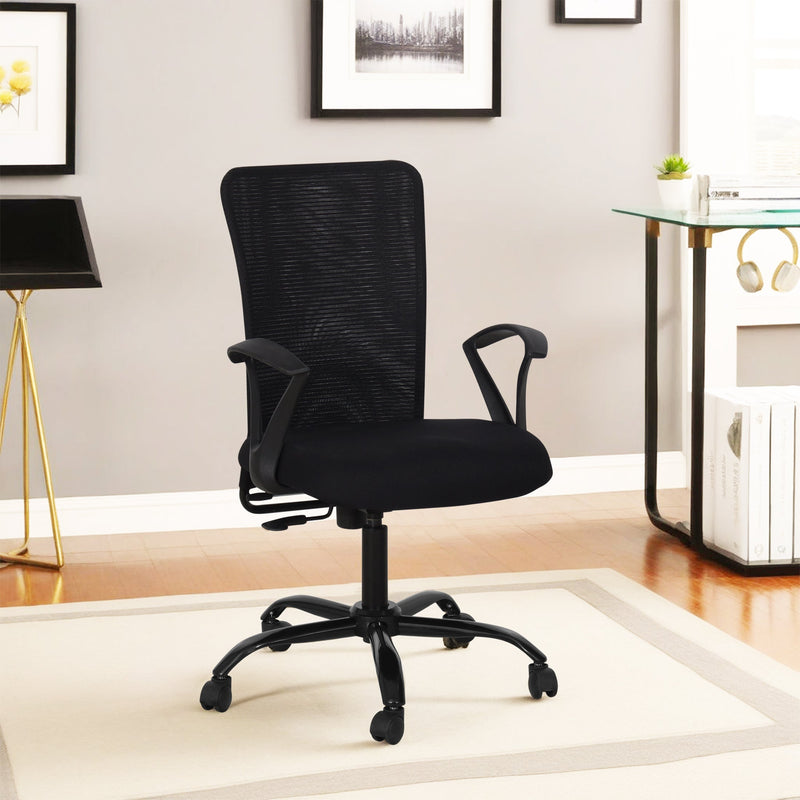 Casio Medium Back Office Chair In Black Colour