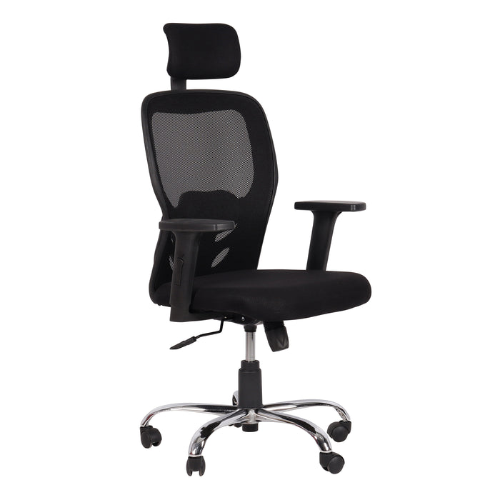 Atom High Back Office Chair In Black Colour