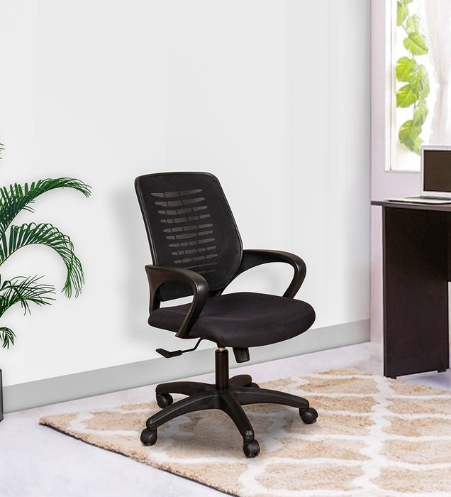 Ebony Ergonomic Chair in Black Colour