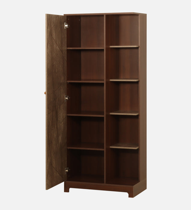 Divine Dressing Unit Engineered Wood In Walnut & Marble Colour Finish