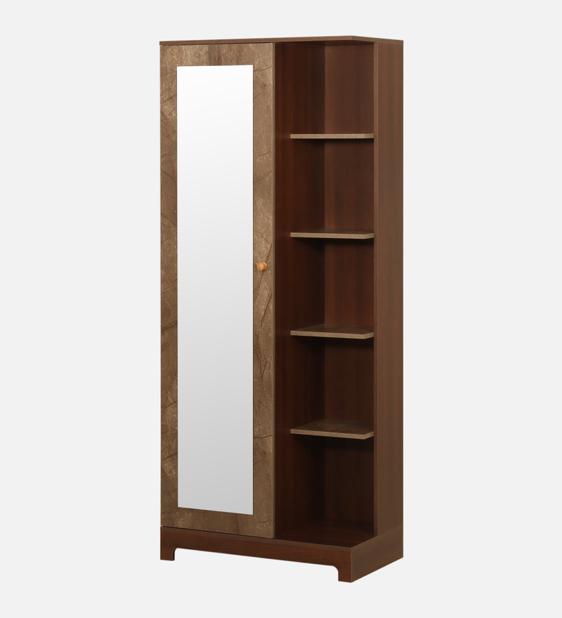 Divine Dressing Unit Engineered Wood In Walnut & Marble Colour Finish