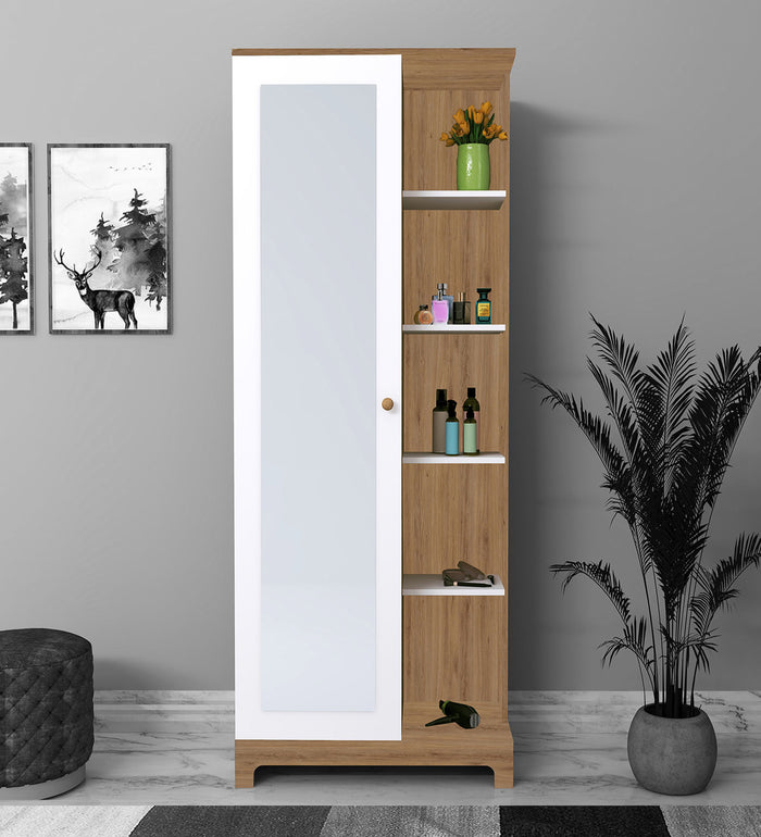 Divine Dressing Unit Engineered Wood in Milky Oak Finish