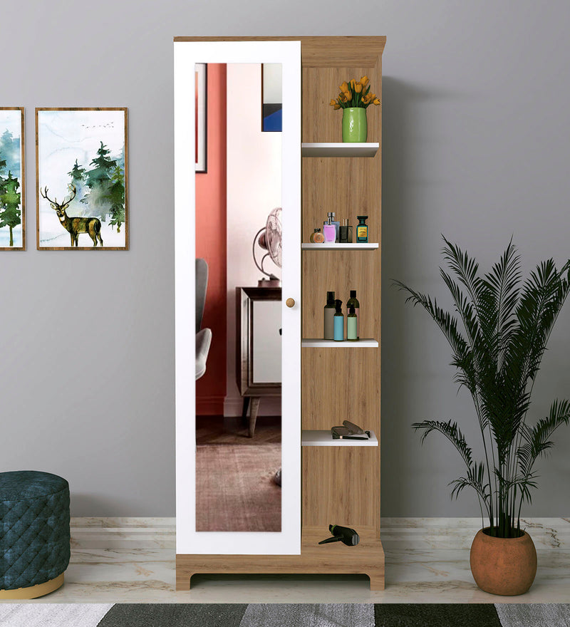 Divine Dressing Unit Engineered Wood in Milky Oak Finish — TREVI FURNITURE