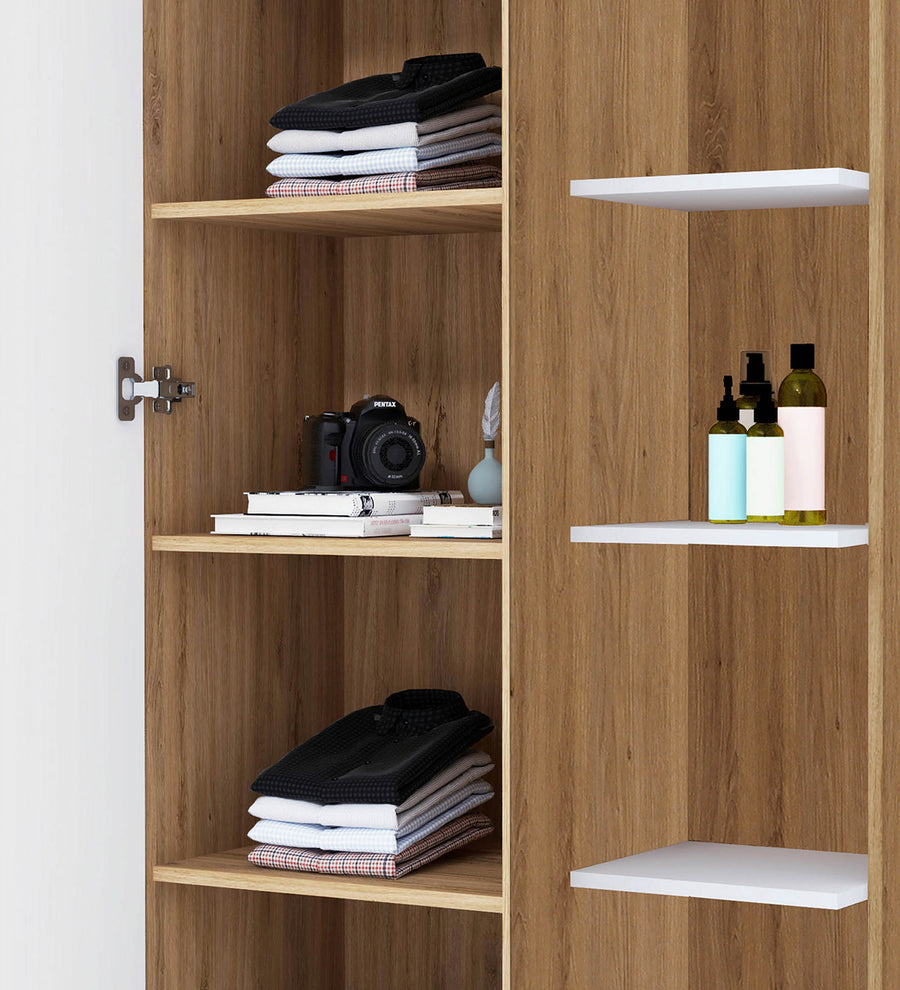 Divine Dressing Unit Engineered Wood in Milky Oak Finish