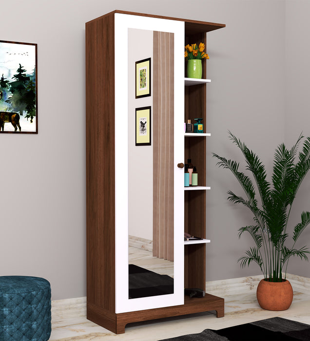 Divine Dressing Unit Engineered Wood In Teak Finish