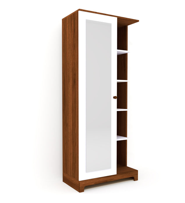 Divine Dressing Unit Engineered Wood In Teak Finish