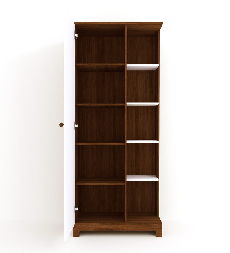 Divine Dressing Unit Engineered Wood In Teak Finish