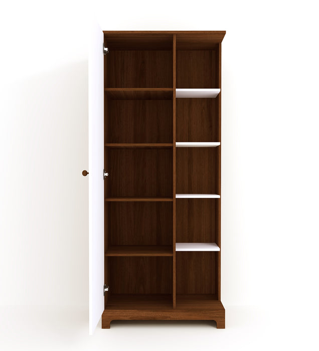 Divine Dressing Unit Engineered Wood In Teak Finish