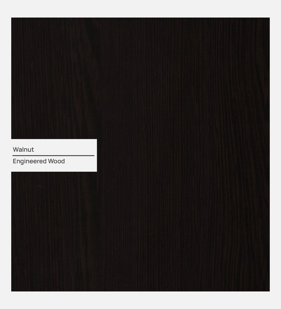 Divine Dressing Unit Engineered Wood in Walnut Finish