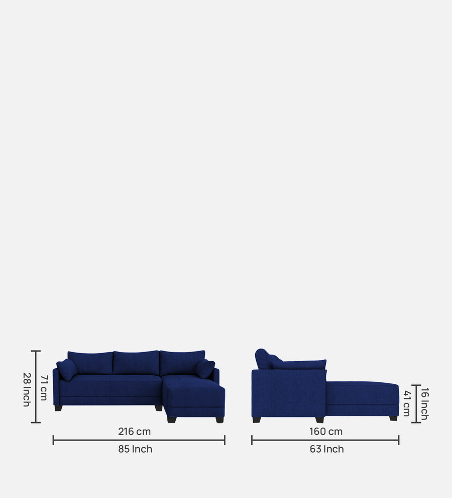 Duke Fabric 6 Seater Sectional Sofa Right Hand Facing