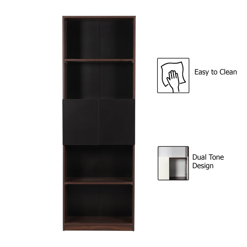 Eden Engineered Bookshelf Dark Wenge finish