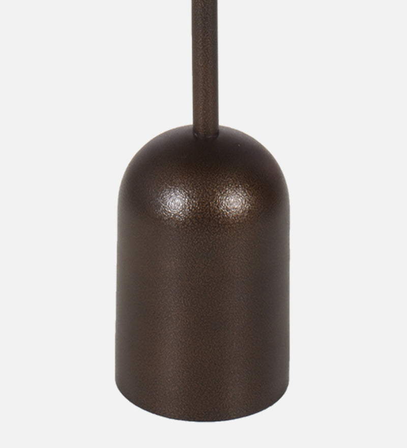 Ellon Iron Side Table In Brown Colour