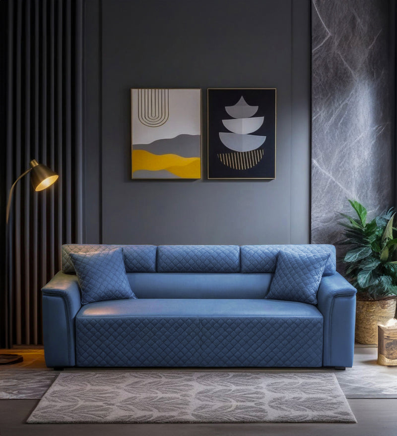 TFCEMPOBBLU3STR-1-Emporio-Velvet-Fabric -Sofa-3-seater-Baltic Blue