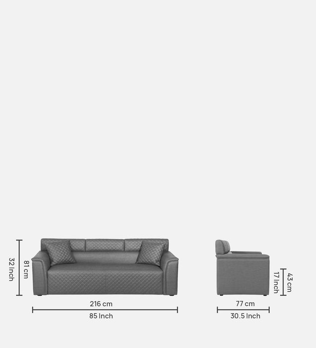 Emporio Leatherette Sofa