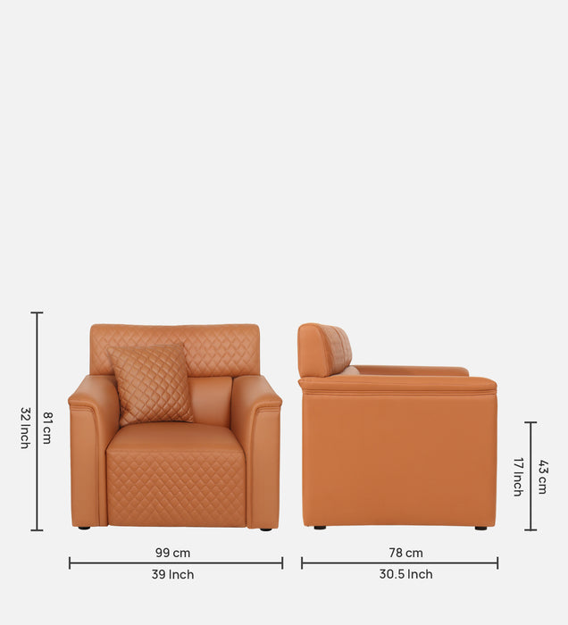 Emporio Leatherette Sofa