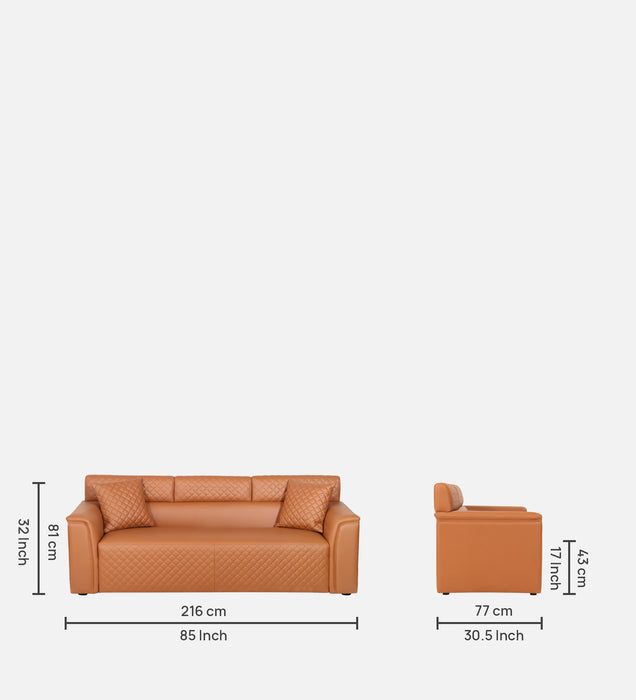 Emporio Leatherette Sofa