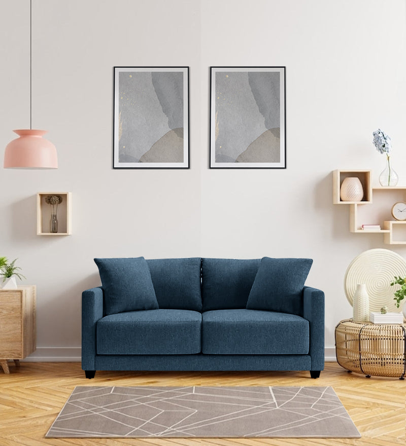 Enchant Fabric 2 Seater Sofa Grey