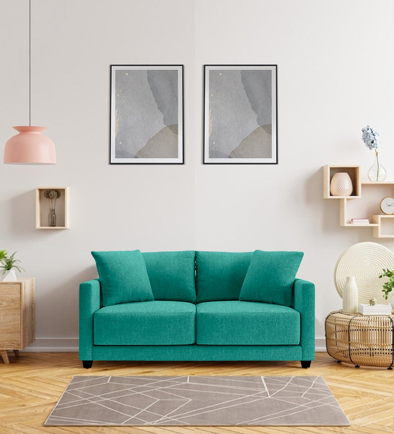 Enchant Fabric 2 Seater Sofa Grey