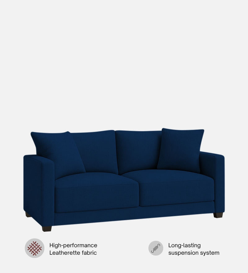 Enchant 2.0 Velvet 2 Seater Sofa In Celestial Blue Colour