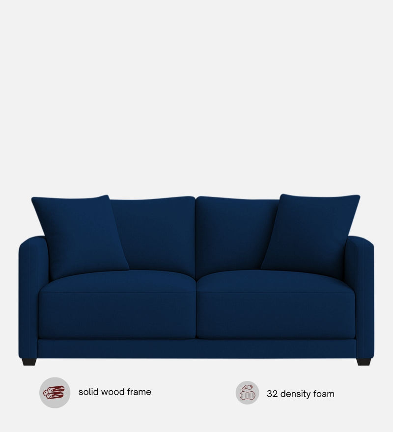 Enchant 2.0 Velvet 2 Seater Sofa In Celestial Blue Colour