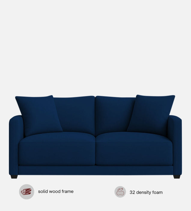 Enchant 2.0 Velvet 2 Seater Sofa In Celestial Blue Colour